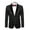 A_black, variant on Mens Floral Tuxedo Jacket Regular Fit Velvet Blazer One Button Dinner Prom Wedding Sport Coat