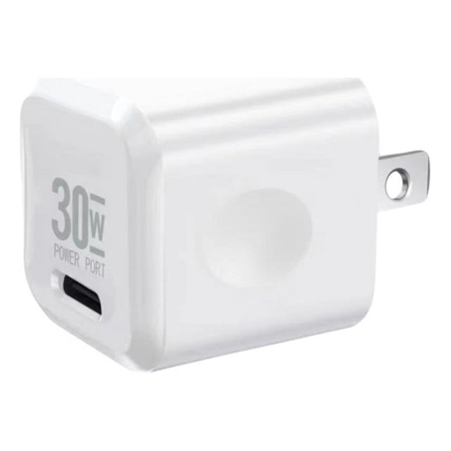 30W Ultra Compact Type-C Wall Charger with Power Delivery PowerPort Atom PD 1 USB C Charger White