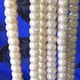 thumbnail image 5 of 2x 6 Millimetri Rotonda Perla Perline Sparse White Strand 14 Pollici Salvador Turno 6 millimetri d'acquabianco, 5 of 5