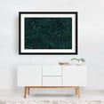 thumbnail image 2 of Teal and Gold Marble Texture I - Digital Art Abstract Geometric Pattern Modern Art Watercolor Minimalist Nature Black Framed Wall Art Print 24 x 36 inches, 2 of 4