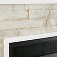 Renstone Corner Media Console with Electric Fireplace For TV's up to 50