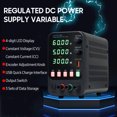 thumbnail image 3 of banco fuente de alimentación de CC Variable 30V 5A pantalla Digital ajustable conmutación f wanptek Fuente de alimentación regulada, 3 of 7