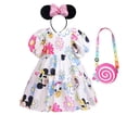 thumbnail image 1 of Disney-vestido estampado de Minnie Mouse para niños y niñas, manga hinchada, princesa linda, ropa informal para bebés de 2 a 10 años, Verano, 1 of 5