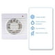 thumbnail image 5 of Extractor de aire Iusa para interiores 15 W blanco, 5 of 6