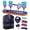 Blue, variant on Kid Shooting Targets for Nerf with Auto-Reset, 4 Electronic Digital Target with Vest - Blue