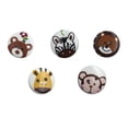 thumbnail image 4 of KAKOWELY candy color buttons 50pcs Buttons 20mm Environmental Protection Animal Printed Mixed Loading Assorted Color Round Wooden Buttons Press Studs Snaps, 4 of 4