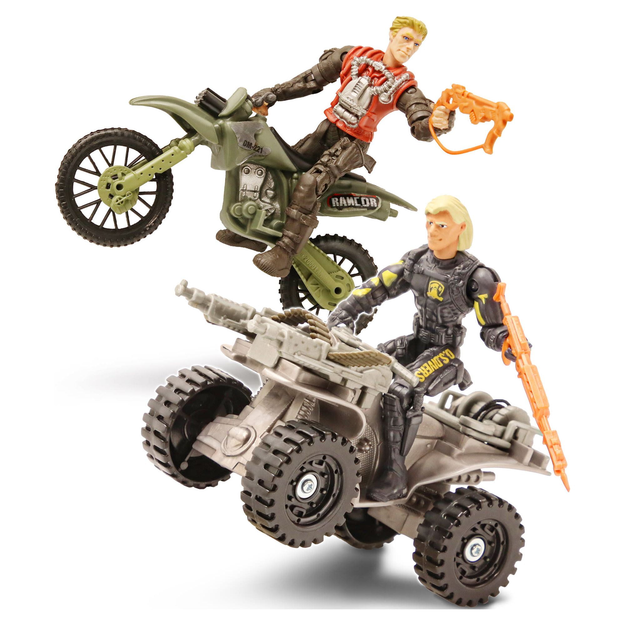 Lanard The Corps! Universe: Ultimate Battle Pack - Mini-Figure Combat Set, Includes 8 Action Figures, Patrol Attack Vehicles & Accessories, Kids Ages 3+