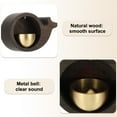 thumbnail image 3 of 2 Conjunto de Campanas para Tiendas, Timbre de Madera Colgante Magnético para Puertas, Ballena, 3 of 6