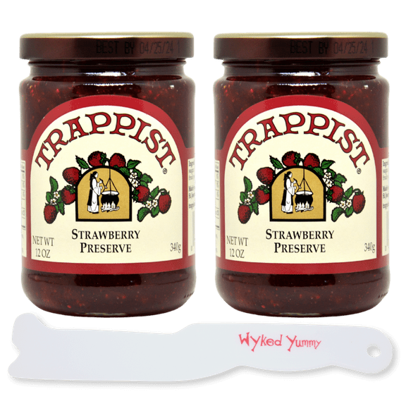 Trappist Strawberry Preserve 2 Pack with Spreader