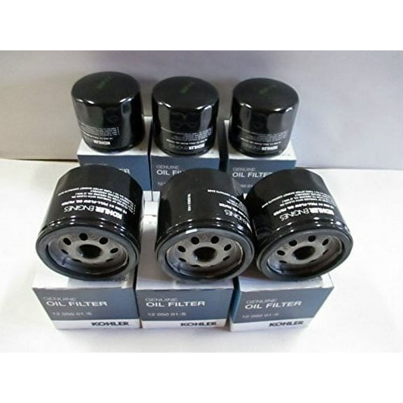 KOHLER 12 050 01-S Engine Oil Filter For CH18 - CH25 And CV18 - CV25- 6 pack
