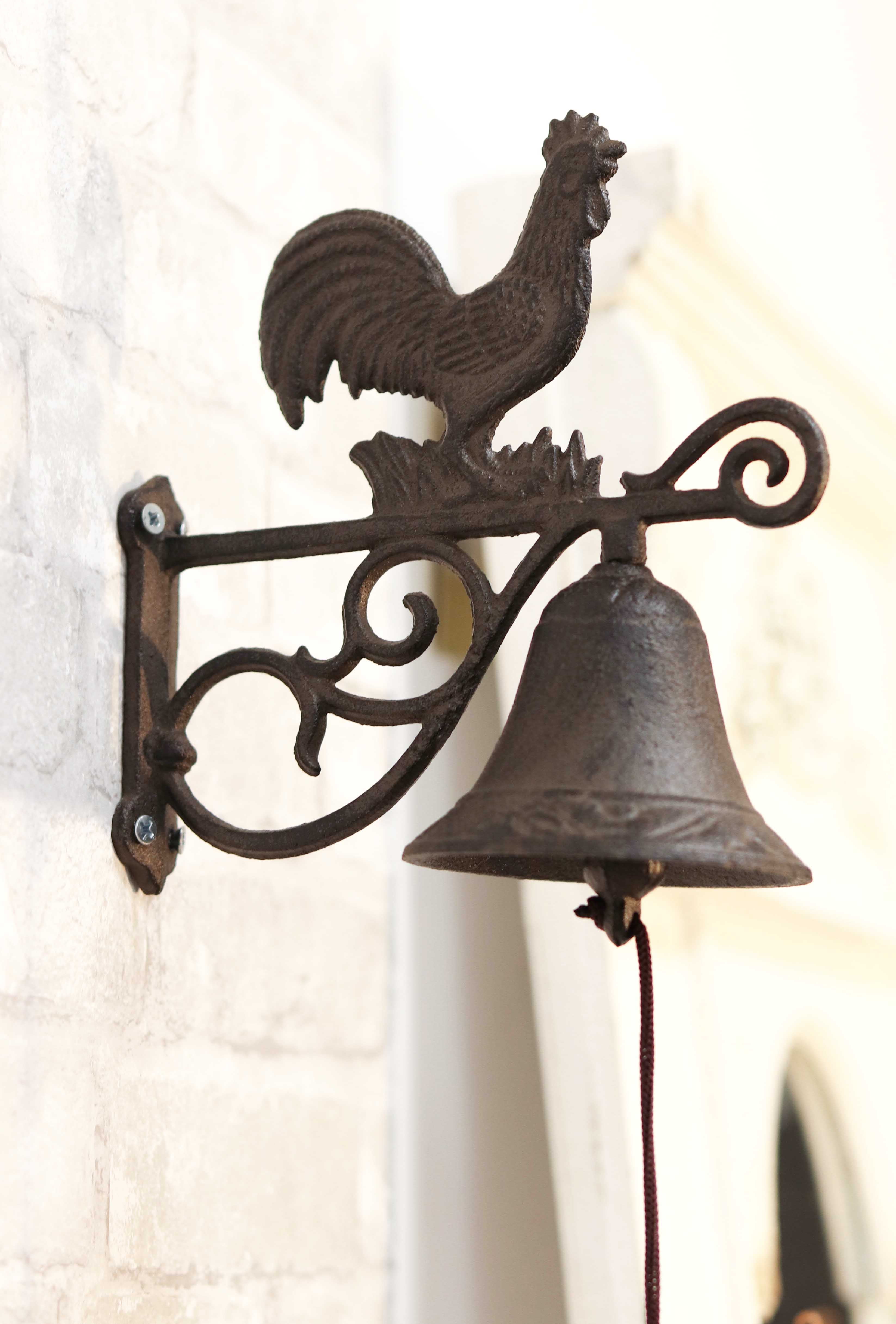 Cast Iron Rustic Western Farmhouse Rooster Chicken Door Wall Dinner ...