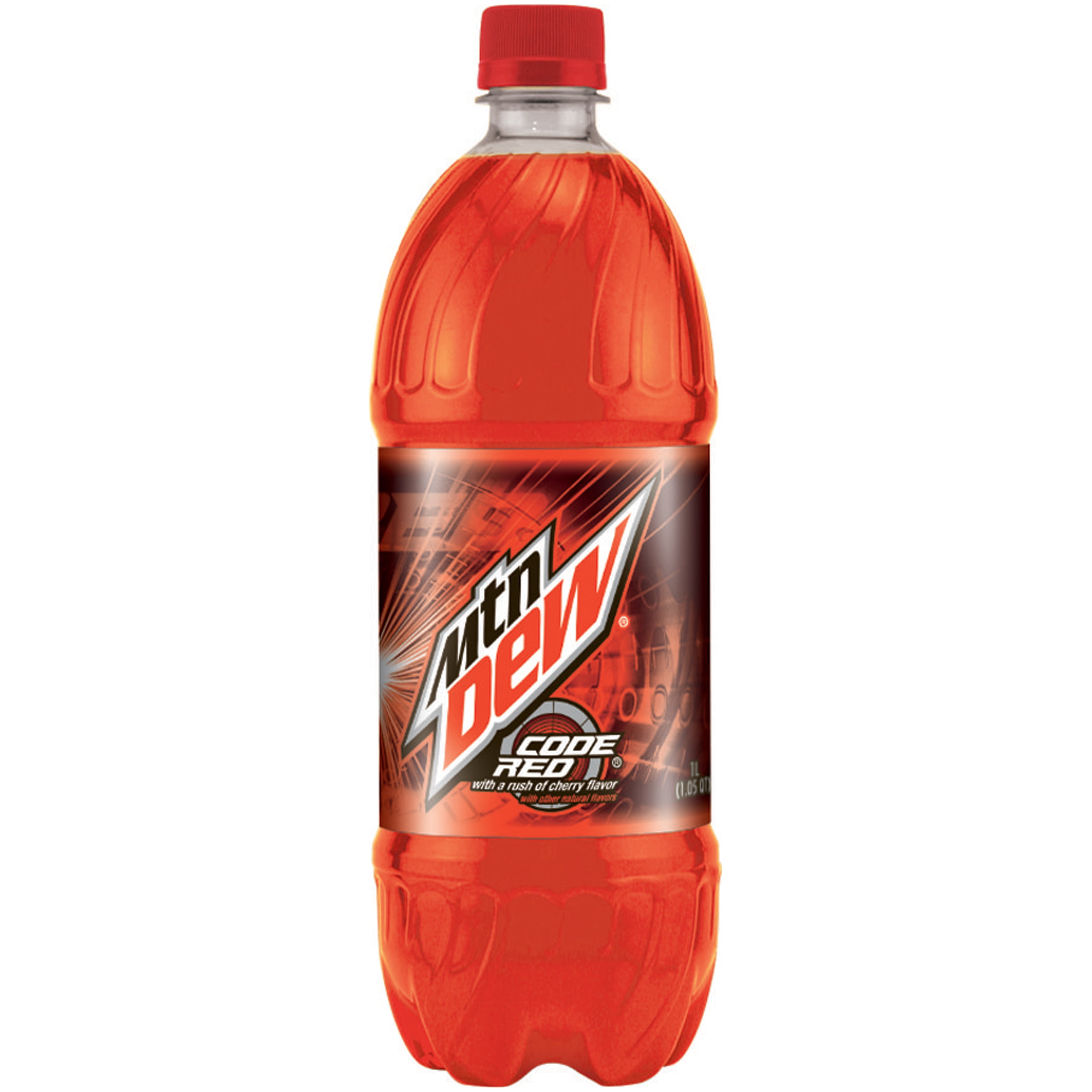 Mtn Dew Code Red Soda With A Rush Of Cherry Flavor 1 L Bottle Walmart Com Walmart Com