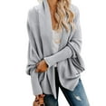 thumbnail image 1 of Sherrylily Women Open Front Kimono Cardigan Batwing Sleeve Cloak Outwear Sweaters S-XL, 1 of 4