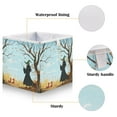 thumbnail image 3 of Foldable Fabric Storage Bin Home Cubes Clothing Organizer Bins Large Collapsible Box Basket for Home Organizer Red Fox, 3 of 7