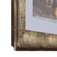 thumbnail image 3 of 3" Polystyrene Modern Contemporary Picture Frame by WholesaleArtsFrames-com 7x11, 1183 Series Tiger Black & Gold - Made In USA, 3 of 5