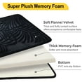 thumbnail image 4 of Bath Mat Memory Foam Bath Rugs Non Skid Soft Machine Washable Bathroom Rugs 16"x24" Black, 4 of 7