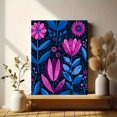 thumbnail image 6 of Floral Bloom Canvas Wall Art, Modern Flower Print for Living Room Bedroom Office Hallway Kitchen Dining Room Decor, 6 of 8