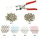 thumbnail image 5 of Jetcloudlive 200 Pzas de Botones de Costura a Presión, Broches de Metal, Botones con Pinzas de Sujeción, Ojales de Presión, Broches de Colores Mixtos, Remaches de Cuero, Botones de Acero Inoxidable,, 5 of 11