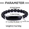 thumbnail image 2 of PillyBalla tiger eye bracelet, 7 Charka Healing Meditation Unisex Bracelet, bracelet 8mm natural stone, bracelet pink crystal bracelet - 2pcs, 2 of 7