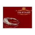 thumbnail image 5 of King of Bling's 925 Sterling Silver White 2.60ct CZ Wedding Round Womens Ring in Size 8, 5 of 10