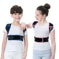 thumbnail image 5 of Adjustable Children Posture Corrector Back Support Belt Kid Boy Girl Orthopedic Corset Spine Back Lumbar Shoulder Braces Health (Pink,M), 5 of 7