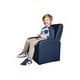 STASH Mini - Canapé Chaise/pouf - Fauteuil Inclinable - Accoudoirs - Tissu - Bleu – image 2 sur 8