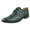 Hunter Green, variant on Men's Classic Formal Oxford Shoes Lace up Leather Dress Shoes, Green