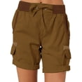thumbnail image 1 of Women's fashion retro casual street shorts durable, 1 of 5