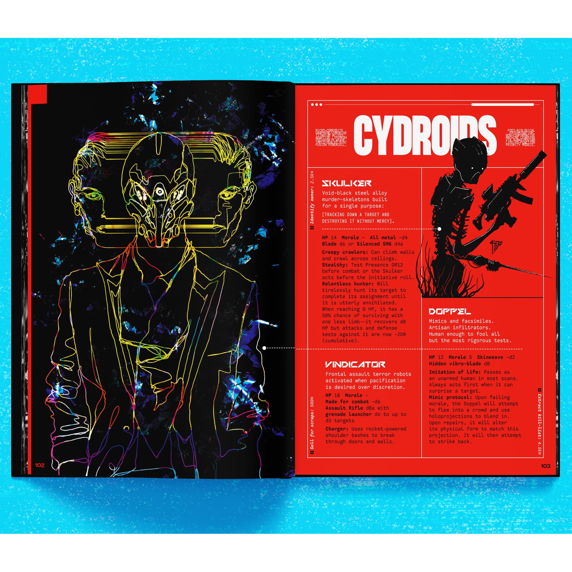 CY_BORG Core Rulebook - Hardcover SciFi RPG, Nano-infested 
