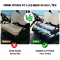 thumbnail image 4 of Golf Cart Seat Covers for 2 Seater,Forest Mountain Microfiber Cart Seat Towel Blanket,Vintage Peak Nature Sky Star Landscape Absorbent Breathable NonSlip Bench Seats Protector for Golf Course 51"x31", 4 of 9