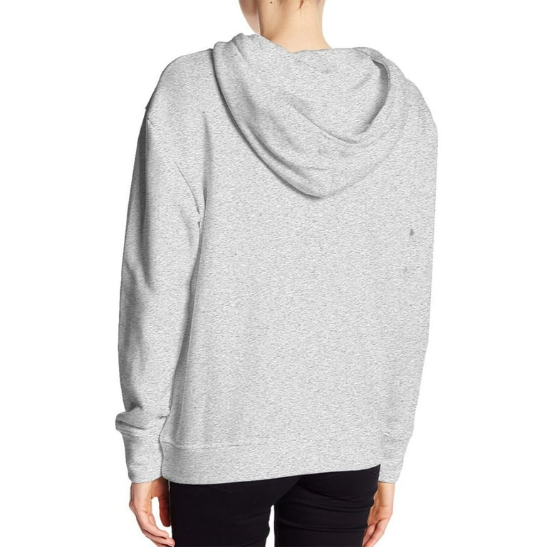 Miller Lite Women S Solid Color Basic Loose Hooded Sweatshirt Long Sleeved Kangaroo Pocket Off Pullover Walmart