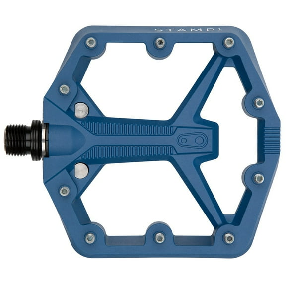 Crankbrothers Stamp 1 Gen 2 Pedals - Platform, Composite, 9/16", Navy, Small