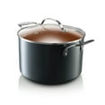 thumbnail image 2 of Gotham Steel 7-Quart Stock Pot with Ultra Nonstick Ceramic and Titanium Coating includes Tempered Glass Lid – Dishwasher Safe, 2 of 5