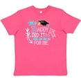 thumbnail image 3 of Inktastic My Daddy Did It and He Did It for Me with Graduation Cap Youth T-Shirt, 3 of 5