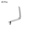 thumbnail image 3 of Uxcell 20pcs Single Button Kayak Paddle Snap Spring Clip 34mmx4.8mm V Shaped Hollow Lift Telescopic Locking Pole Clips, 3 of 5