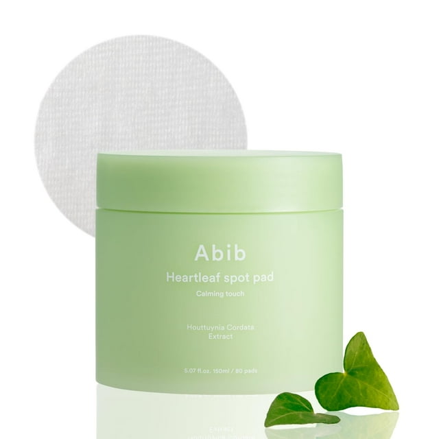Almohadillas de tóner Abib Heartleaf Spot Pad Calming Touch 80 almohadillas
