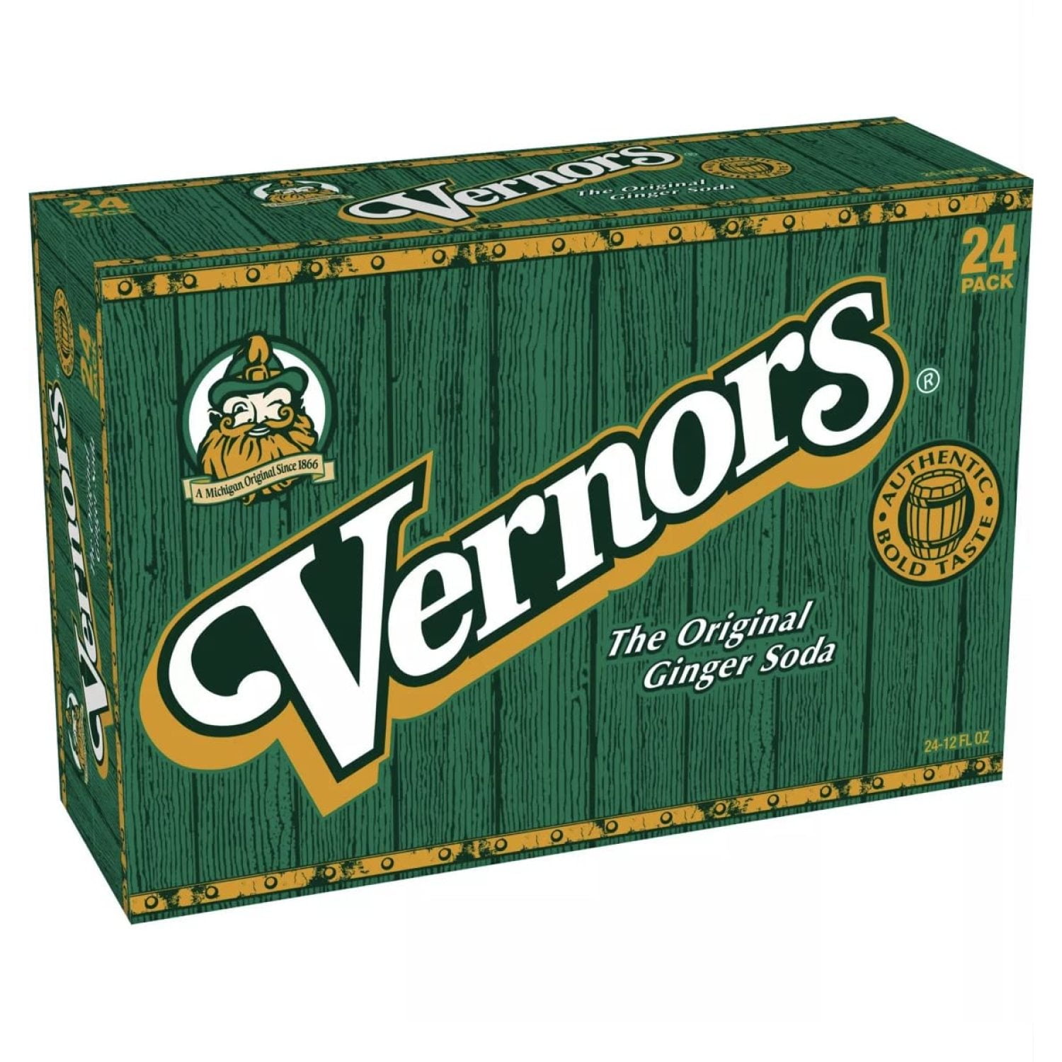 NJHF Ginger Ale, 12 oz (24 Cans)