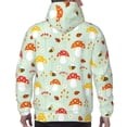 thumbnail image 5 of Hoodies for Men - Mushroom Bee Long Sleeve Comfrt Men'S Fashion Hoodies & Sweatshirts, Sweatshirts for Men Hoodies Pullover Clothing Clothes with Pouch, 5 of 7