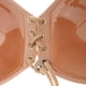 thumbnail image 4 of Mujeres Gel Silicona Autoadhesivo es invisibles sin tirantes sin espalda Beige jinwen ropa de mujeres, 4 of 8