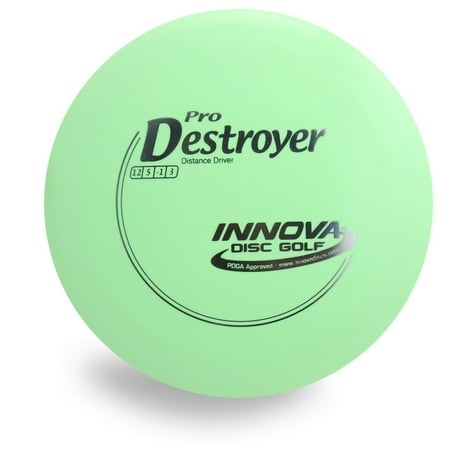 Pro Destroyer, The Destroyer is a fast, stable power driver with significant glide. Great disc for sidearm throwers and those with lots of power. By