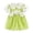 Green, variant on WAYUTE Girls Dresses Summer Baby Toddler Floral Print Sleeveless Dress for Toddler Girl Comfortable Play Outfit Casual Holiday,Yellow,Size 3-6 M