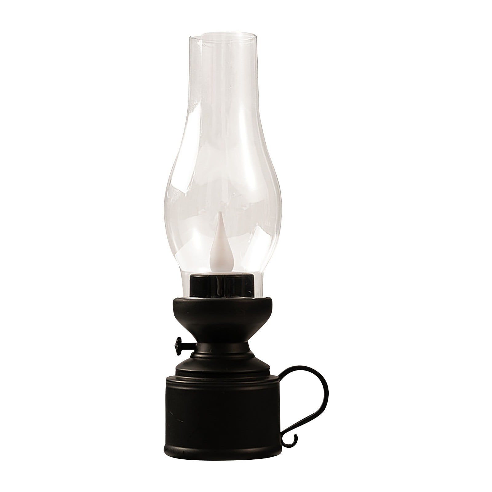 Vintage Flameless Kerosene Lamp LED Battery Operated Table Lamp, Retro Oil Lantern for Bedroom, Living Room & Emergency Lighting | Indoor Decorative Ambient Light,Halloween Christmas Gift