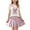 Pink, variant on Girls Skirt Set JK School Uniform 2-Piece Outfit - Short Sleeve Shirt with Bow & Pleated Skirt Girls School Uniform Set