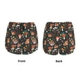 thumbnail image 3 of Pofeuu Mushroom With Snails Print Women's Athletic Shorts Running Workout Shorts Tummy Control Quick Dry Gym Shorts with Pockets Double layer sports shorts-XX-Large, 3 of 7