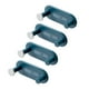 thumbnail image 1 of 4 piezas / paquete s adhesivos súper fuertes s de pared de plástico ABS resistente a corrosión para puertas de cocina, baño y of Azul Macarena Ganchos autoadhesivos, 1 of 8