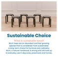 thumbnail image 6 of ECR4Kids Bentwood Stackable Stools, 12in Seat Height, Classroom Furniture, Grey Wash, 6-Piece, 6 of 9