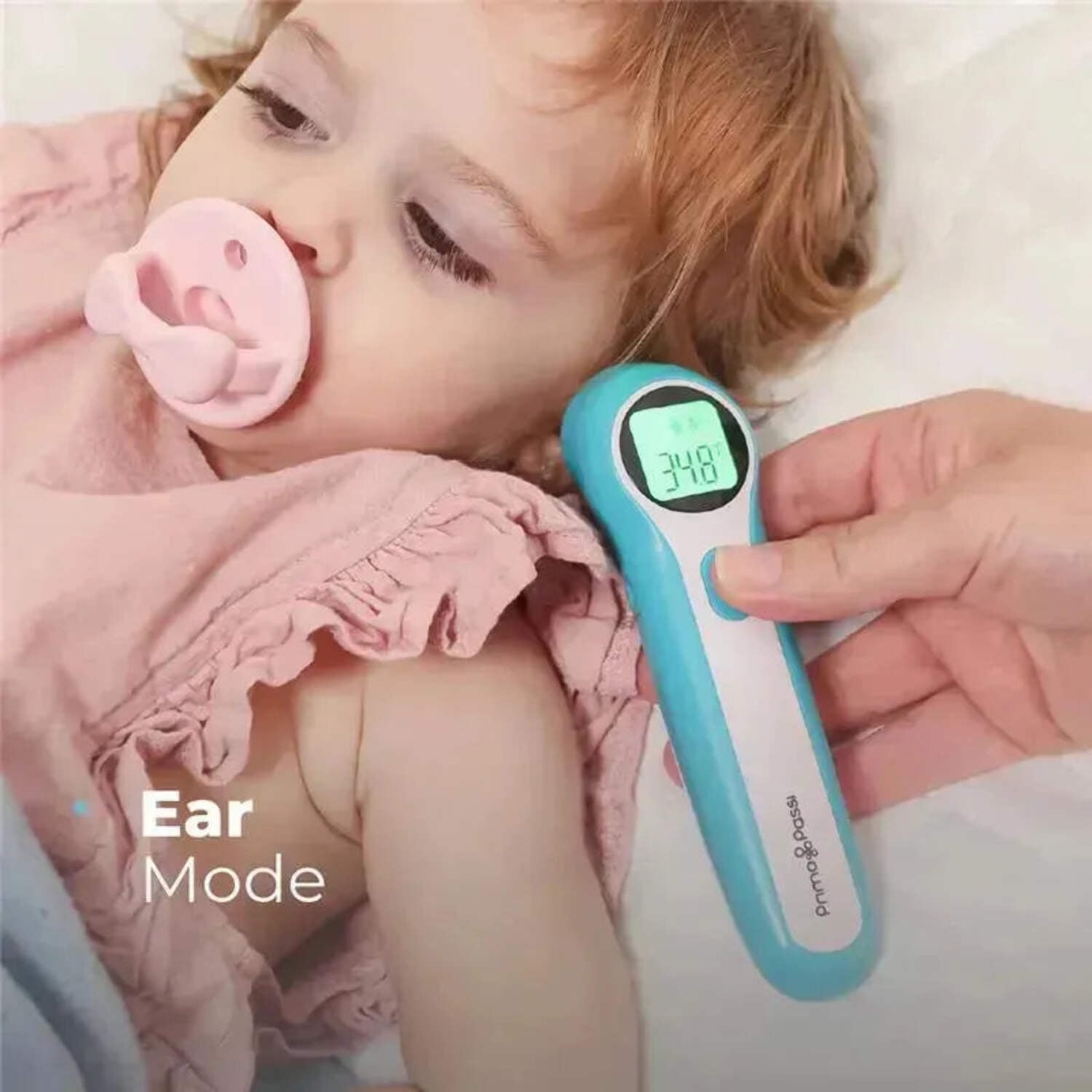 Primo Passi Ear & Forehead Baby Thermometer, Non-Contact Digital Thermometer