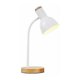 thumbnail image 1 of Lámpara de escritorio flexible con 3 modos de color, luz de escritorio de madera para dormitorio y estudio, lámpara ecológica con brillo ajustable e iluminación auxiliar suave, 1 of 1