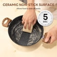 thumbnail image 5 of Gianna 17 Pcs Non-Stick Pots and Pans, Non-toxic Kitchen Cooking Set with Stay-Cool Handles, Black, 5 of 6