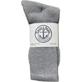 thumbnail image 4 of Yacht & Smith 72 Pack Men’s Cotton Crew Socks Heavy Cotton Good For Donations and Sock Drives. (Black, Mens 10-13) (Gray, Mens 10-13), 4 of 7